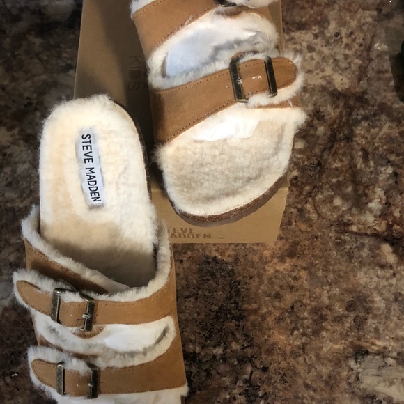 (◕‿◕) SALE Steve Madden Newly Slide Sandals suede slippers NO offers sorry - Picture 7 of 8